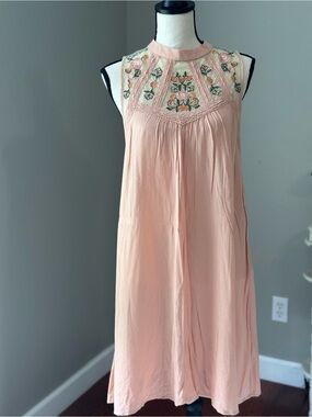 Altar'd State Peach Textured Sleeveless Top